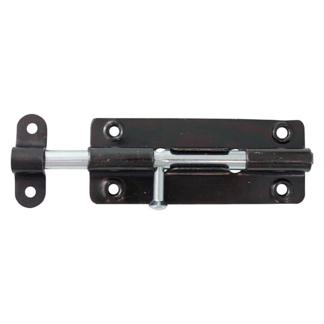 CATENACCIO A CANNONE 120 mm ACCIAIO ZINCATO NERO | Tecnomat CATENACCIO A CANNONE 120 mm ACCIAIO ZINCATO NERO - 2 | Tecnomat