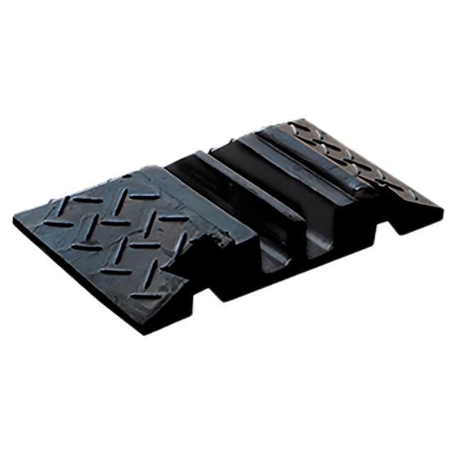 COPPIA DI TERMINALI 2 SCOMPARTI L245xH45 mm IN GOMMA NERA | Tecnomat COPPIA DI TERMINALI 2 SCOMPARTI L245xH45 mm IN GOMMA NERA - 2 | Tecnomat