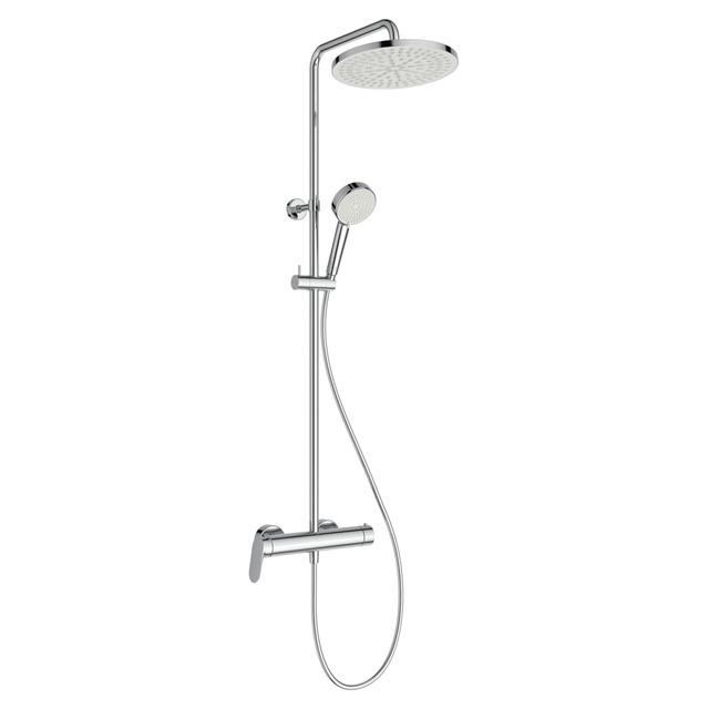 COLONNA DOCCIA IDEAL STANDARD CERAFLOW T25N CROMO 2 GETTI CON MISCELATORE MECCANICO | Tecnomat COLONNA DOCCIA IDEAL STANDARD CERAFLOW T25N CROMO 2 GETTI CON MISCELATORE MECCANICO - 2 | Tecnomat