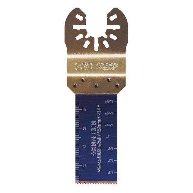 LAMA MULTIFUNZIONE CMT OMM10 22x48 mm COBALTO 8% LEGNO METALLO 18TPI ATTACCO UNIVERSALE | Tecnomat LAMA MULTIFUNZIONE CMT OMM10 22x48 mm COBALTO 8% LEGNO METALLO 18TPI ATTACCO UNIVERSALE - 2 | Tecnomat