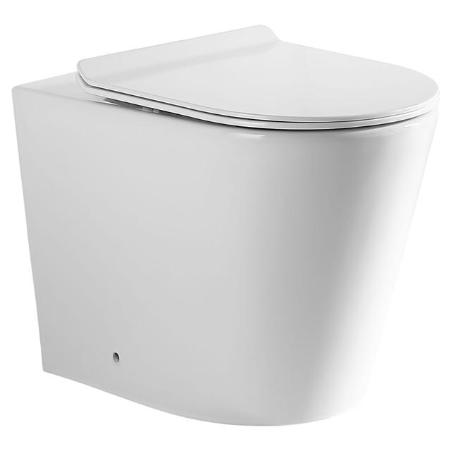 VASO SERIE FLAMI FILO MURO CON SCARICO MULTIPLO IN CERAMICA BIANCA SENZA BRIDA | Tecnomat VASO SERIE FLAMI FILO MURO CON SCARICO MULTIPLO IN CERAMICA BIANCA SENZA BRIDA - 2 | Tecnomat