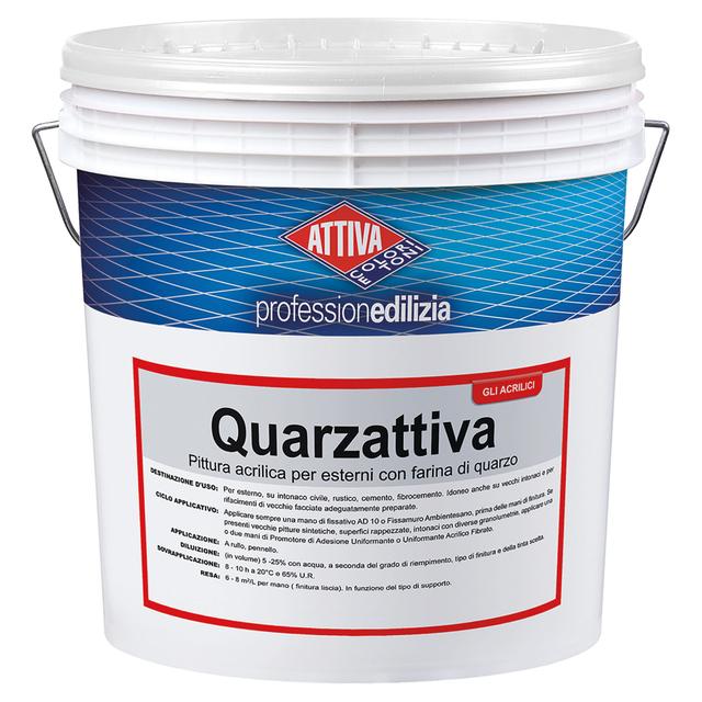 IDROPITTURA AL QUARZO ATTIVA 14 l BIANCA ANTIALGA E ANTIMUFFA 3-4 m² CON 1 l A 2 MANI | Tecnomat IDROPITTURA AL QUARZO ATTIVA 14 l BIANCA ANTIALGA E ANTIMUFFA 3-4 m² CON 1 l A 2 MANI | Tecnomat