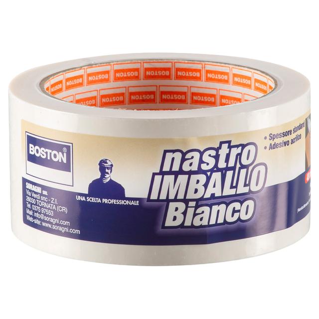 NASTRO PER IMBALLO BIANCO PRO+ H 50 mm x L 66 m | Tecnomat NASTRO PER IMBALLO BIANCO PRO+ H 50 mm x L 66 m - 2 | Tecnomat