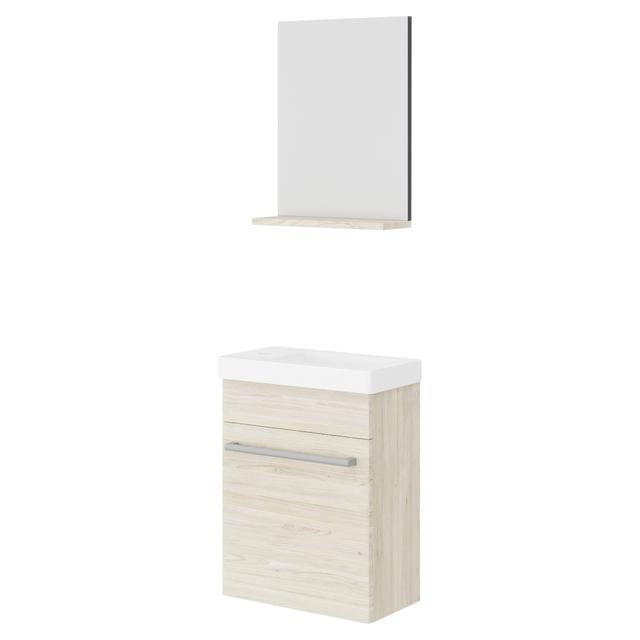 MOBILE PERLA ROVERE ICE 1A LAVABO CERAMICA E SPECCHIO 40,5x55,5x22,5 cm (LxPxH) | Tecnomat MOBILE PERLA ROVERE ICE 1A LAVABO CERAMICA E SPECCHIO 40,5x55,5x22,5 cm (LxPxH) - 2 | Tecnomat