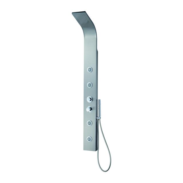 COLONNA DOCCIA IDRO NALYSSA ACCIAIO SATINATO 4 GETTI | Tecnomat COLONNA DOCCIA IDRO NALYSSA ACCIAIO SATINATO 4 GETTI | Tecnomat