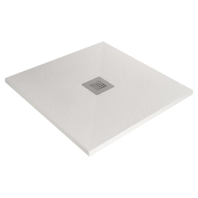 PIATTO DOCCIA SERIE SWING IN MARMORESINA BIANCO 70x70 cm H 2,7 cm PILETTA Ø 90 mm | Tecnomat PIATTO DOCCIA SERIE SWING IN MARMORESINA BIANCO 70x70 cm H 2,7 cm PILETTA Ø 90 mm | Tecnomat