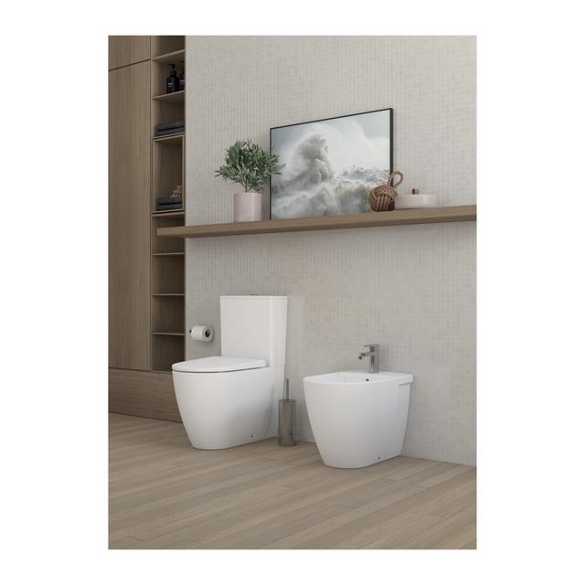 BIDET SANITANA SERIE CORAL FILO MURO A TERRA IN CERAMICA BIANCA | Tecnomat BIDET SANITANA SERIE CORAL FILO MURO A TERRA IN CERAMICA BIANCA | Tecnomat