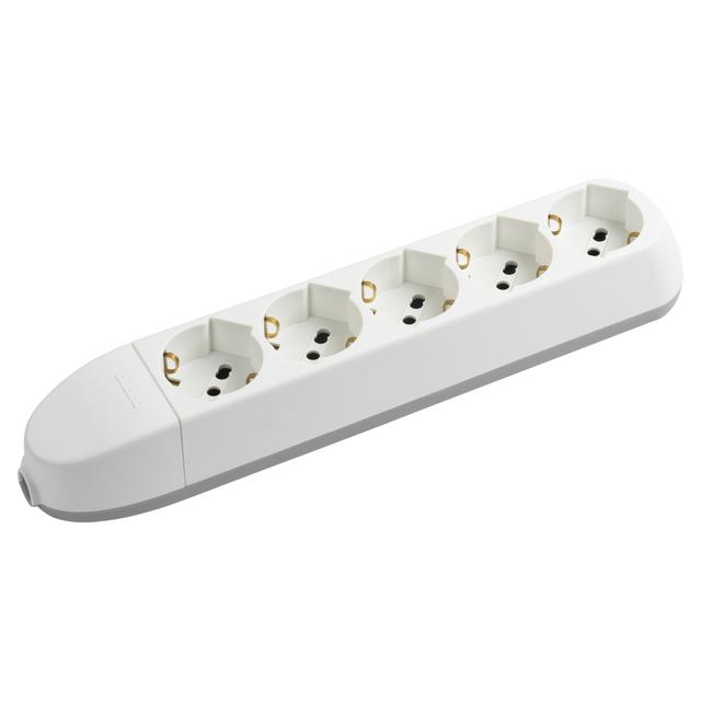 MULTIPRESA BTICINO BIANCA 5 PRESE P40 SCHUKO UNIVERSALI SENZA CAVO | Tecnomat MULTIPRESA BTICINO BIANCA 5 PRESE P40 SCHUKO UNIVERSALI SENZA CAVO | Tecnomat