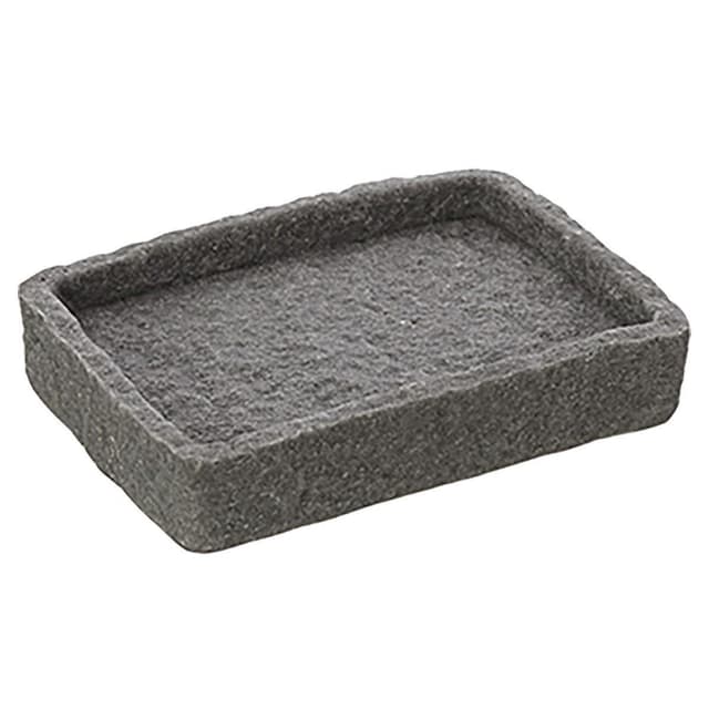 PORTASAPONE SERIE SABBIA IN POLIRESINA COLORE GRIGIO | Tecnomat PORTASAPONE SERIE SABBIA IN POLIRESINA COLORE GRIGIO - 2 | Tecnomat