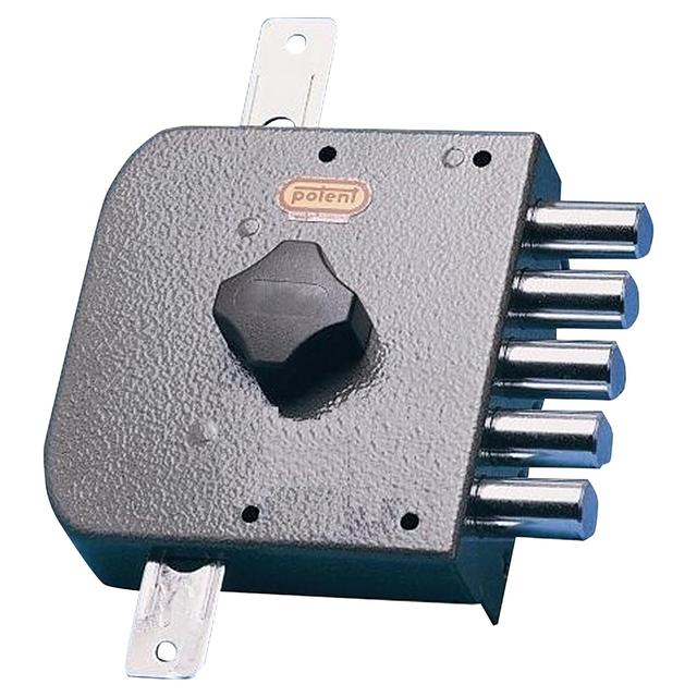 SERRATURA POTENT AD APPLICARE TRIPLICE SINISTRA CHIAVE A POMPA E POMOLO | Tecnomat SERRATURA POTENT AD APPLICARE TRIPLICE SINISTRA CHIAVE A POMPA E POMOLO - 2 | Tecnomat