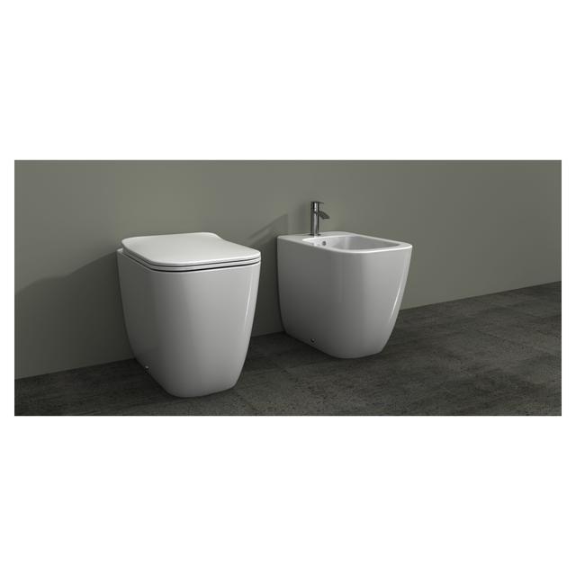 VASO SERIE TOM FILO MURO CON SCARICO MULTIPLO SENZA BRIDA IN CERAMICA BIANCA | Tecnomat VASO SERIE TOM FILO MURO CON SCARICO MULTIPLO SENZA BRIDA IN CERAMICA BIANCA | Tecnomat