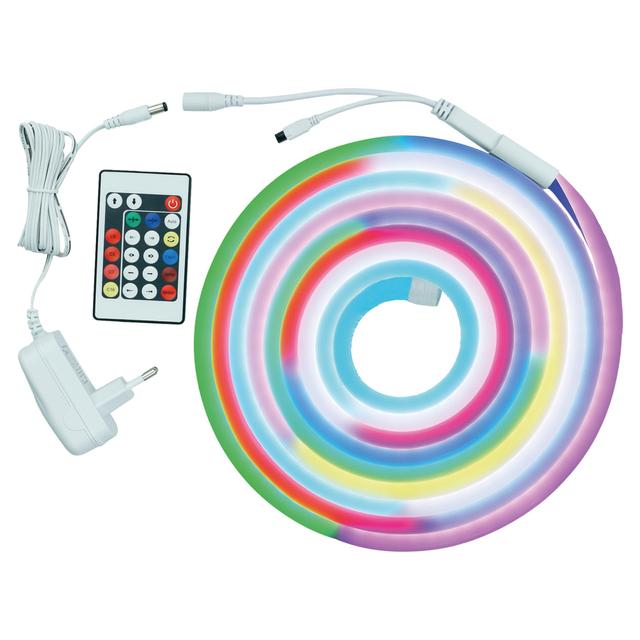 KIT STRIP LED TMR NEON 12V 5W/m RGB DIGITALE 3m IP65 CON ALIMENTATORE | Tecnomat KIT STRIP LED TMR NEON 12V 5W/m RGB DIGITALE 3m IP65 CON ALIMENTATORE | Tecnomat
