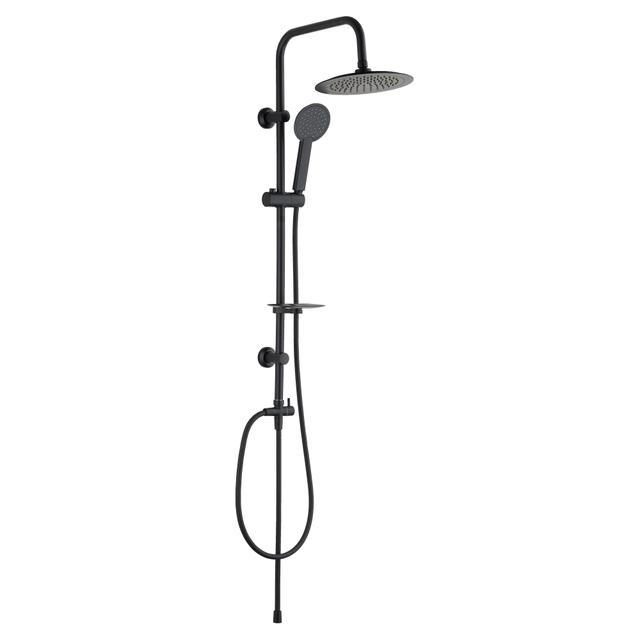 COLONNA DOCCIA ACQUAPRO NEA 1 GETTO NERA SOFFIONE ABS Ø 240 mm INTERASSE VARIABILE | Tecnomat COLONNA DOCCIA ACQUAPRO NEA 1 GETTO NERA SOFFIONE ABS Ø 240 mm INTERASSE VARIABILE | Tecnomat