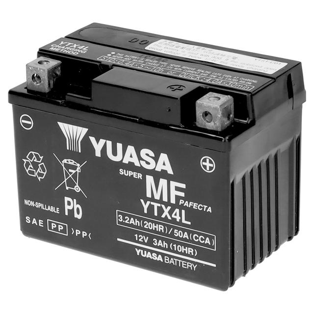 BATTERIA MOTO 3 Ah 12 V YUASA YTX4L-WC 114x71x86 mm (LxPxH) PESO 1,61 kg | Tecnomat BATTERIA MOTO 3 Ah 12 V YUASA YTX4L-WC 114x71x86 mm (LxPxH) PESO 1,61 kg - 2 | Tecnomat