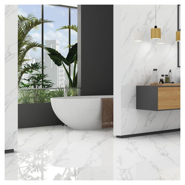 PAVIMENTO INTERNO PRISMA STATUARIO 60x120x0,9 cm (PEI 4/5) RETT GRES PORCELLANATO | Tecnomat PAVIMENTO INTERNO PRISMA STATUARIO 60x120x0,9 cm (PEI 4/5) RETT GRES PORCELLANATO - 2 | Tecnomat