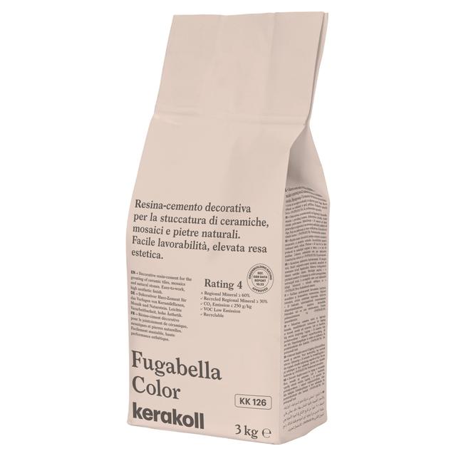 STUCCO FUGABELLA COLOR KERAKOLL KK 126 3kg FUGA 0-20 mm USO INTERNO ED ESTERNO | Tecnomat STUCCO FUGABELLA COLOR KERAKOLL KK 126 3kg FUGA 0-20 mm USO INTERNO ED ESTERNO | Tecnomat