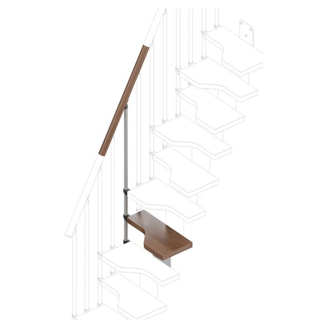 GRADINO SUPPLEMENTARE PER SCALA MINI IN LEGNO DI FAGGIO NOCE ACCIAIO GRIGIO | Tecnomat GRADINO SUPPLEMENTARE PER SCALA MINI IN LEGNO DI FAGGIO NOCE ACCIAIO GRIGIO | Tecnomat