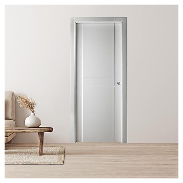 PORTA DA INTERNO SCORREVOLE INTERNO MURO AMERICA 80x210 cm (LxH) REVERSIBILE | Tecnomat PORTA DA INTERNO SCORREVOLE INTERNO MURO AMERICA 80x210 cm (LxH) REVERSIBILE | Tecnomat