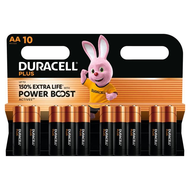 BATTERIE DURACELL STILO AA LR6 PLUS 100 CON TECNOLOGIA POWERBOOST CONFEZIONE 10 PZ | Tecnomat BATTERIE DURACELL STILO AA LR6 PLUS 100 CON TECNOLOGIA POWERBOOST CONFEZIONE 10 PZ | Tecnomat