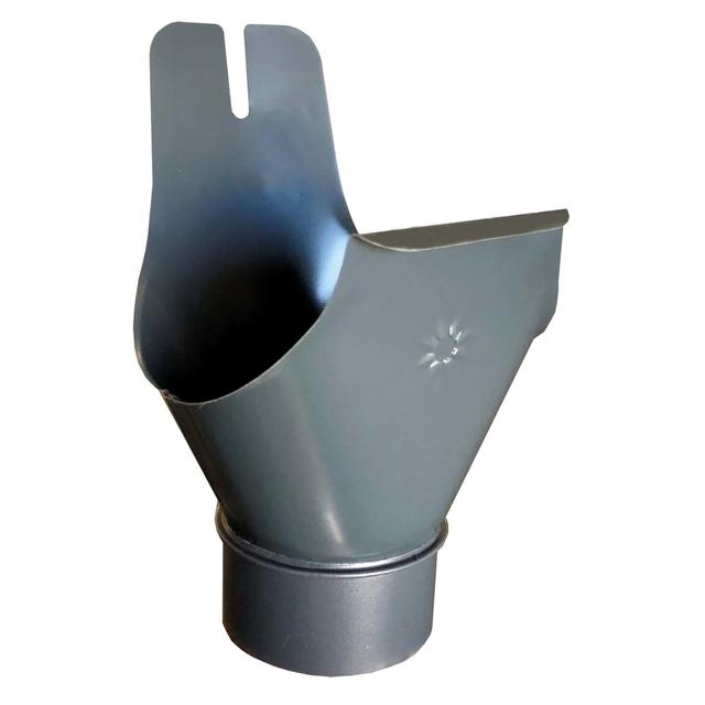 TRAMOGGIA CON SCARICO DIN 130 Ø80 mm ANTRACITE LAMIERA PREVERNICIATA | Tecnomat TRAMOGGIA CON SCARICO DIN 130 Ø80 mm ANTRACITE LAMIERA PREVERNICIATA | Tecnomat