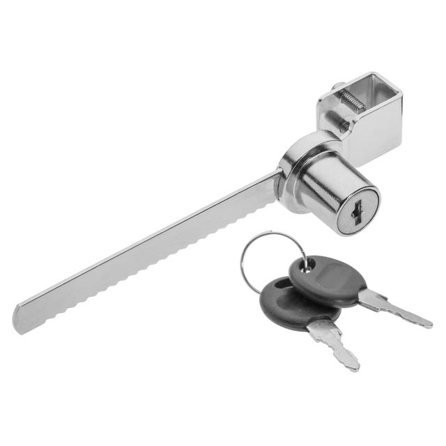 SERRATURA A CREMAGLIERA 140 mm PER VETRINE DA 4 A 8 mm ACCIAIO NICHELATO | Tecnomat SERRATURA A CREMAGLIERA 140 mm PER VETRINE DA 4 A 8 mm ACCIAIO NICHELATO | Tecnomat