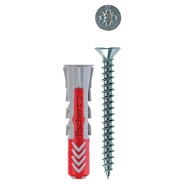 TASSELLI DUOPOWER BI-MATERIALE FISCHER 8SY 8x40 mm 50 PEZZI CON VITE 5x50 mm | Tecnomat TASSELLI DUOPOWER BI-MATERIALE FISCHER 8SY 8x40 mm 50 PEZZI CON VITE 5x50 mm | Tecnomat