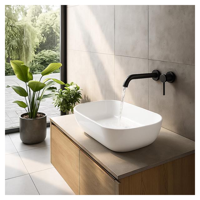 LAVABO D'APPOGGIO LARA IN CERAMICA BIANCA RETTANGOLARE 46x13,3x32 cm (LxHxP) | Tecnomat LAVABO D'APPOGGIO LARA IN CERAMICA BIANCA RETTANGOLARE 46x13,3x32 cm (LxHxP) | Tecnomat