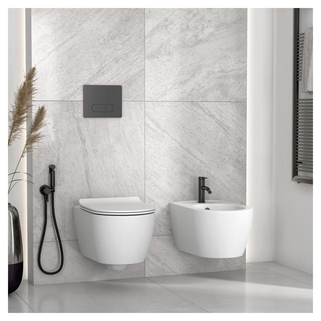 VASO SERIE AMSTERDAM SOSPESO IN CERAMICA BIANCO OPACO | Tecnomat VASO SERIE AMSTERDAM SOSPESO IN CERAMICA BIANCO OPACO | Tecnomat