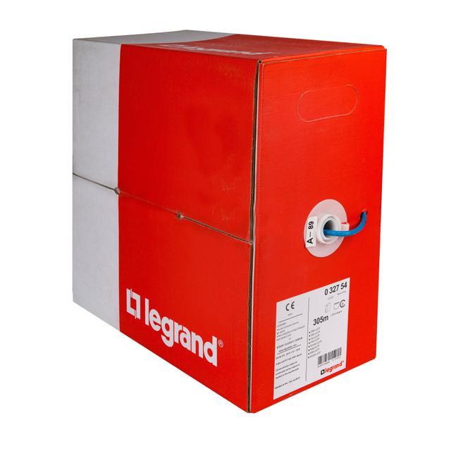 CAVO DATI U/UTP LEGRAND CAT6 GUAINA LSZH 24AWG 4 COPPIE TWISTATO MATASSA 305 m BLU | Tecnomat CAVO DATI U/UTP LEGRAND CAT6 GUAINA LSZH 24AWG 4 COPPIE TWISTATO MATASSA 305 m BLU | Tecnomat