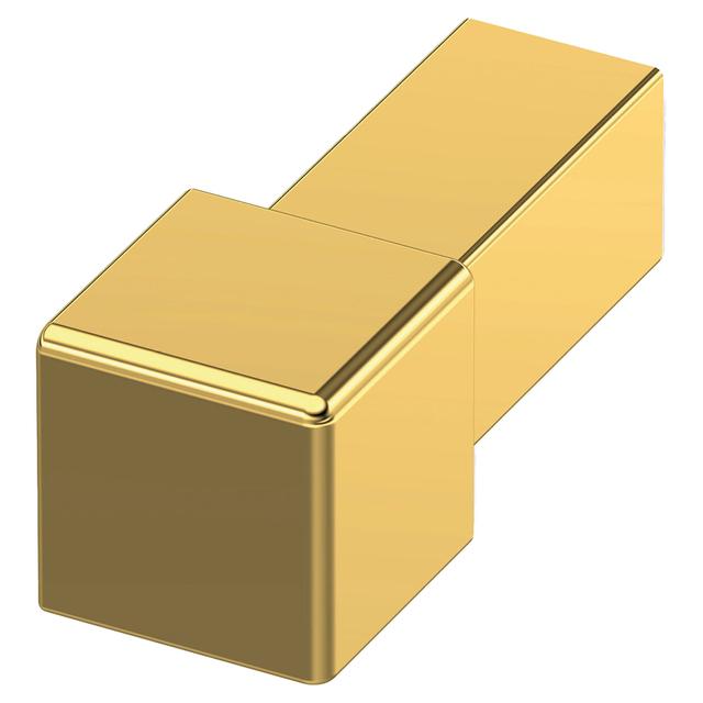ANGOLO QUADRATO H 10mm ALLUMINIO BRILLANTE ORO 1 PZ ALLUMINIO ANODIZZATO | Tecnomat ANGOLO QUADRATO H 10mm ALLUMINIO BRILLANTE ORO 1 PZ ALLUMINIO ANODIZZATO - 2 | Tecnomat