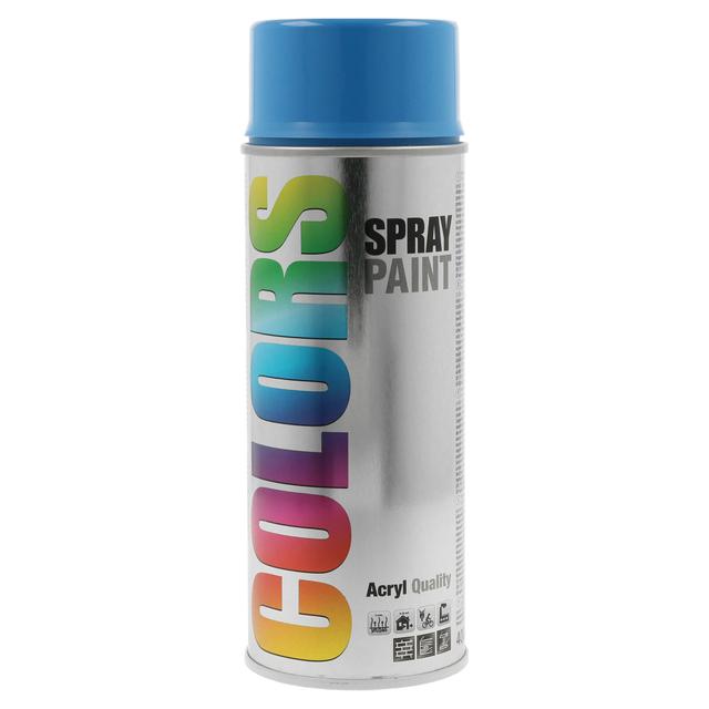 SMALTO SPRAY COLORS MOTIP RAL 5015 BLU CIELO 400 ml 2 - 4 m² CON 1 l | Tecnomat SMALTO SPRAY COLORS MOTIP RAL 5015 BLU CIELO 400 ml 2 - 4 m² CON 1 l - 2 | Tecnomat