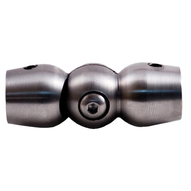 GIUNZIONE REGOLABILE INOX AISI 316 PER TONDINO 12 mm CON GRANO | Tecnomat GIUNZIONE REGOLABILE INOX AISI 316 PER TONDINO 12 mm CON GRANO - 2 | Tecnomat