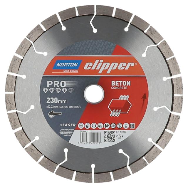 DISCO DIAMANTATO NORTON CLIPPER Ø230 mm CORONA SETTORI PER KLINKER GRANITO PIETRA | Tecnomat DISCO DIAMANTATO NORTON CLIPPER Ø230 mm CORONA SETTORI PER KLINKER GRANITO PIETRA | Tecnomat