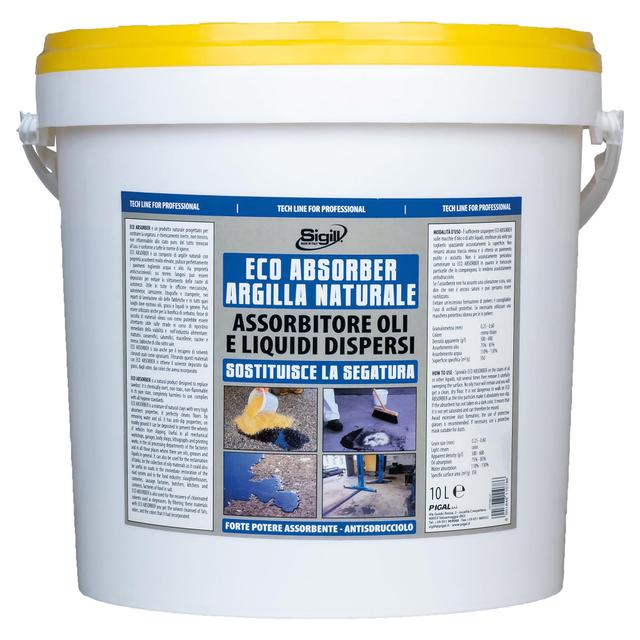 ARGILLA NATURALE ASSORBI LIQUIDI SIGILL SOSTITUISCE LA SEGATURA SECCHIO DA 10 l | Tecnomat ARGILLA NATURALE ASSORBI LIQUIDI SIGILL SOSTITUISCE LA SEGATURA SECCHIO DA 10 l | Tecnomat