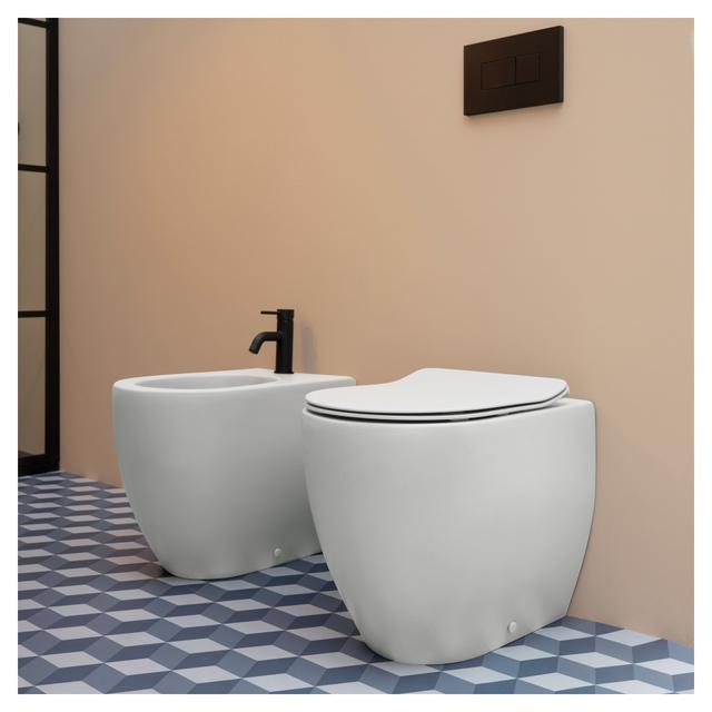 BIDET AXA SERIE GLOMP FILO MURO A TERRA IN CERAMICA BIANCO MATT | Tecnomat BIDET AXA SERIE GLOMP FILO MURO A TERRA IN CERAMICA BIANCO MATT | Tecnomat