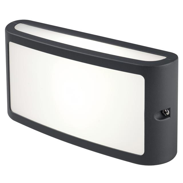 APPLIQUE LED SCREEN 10W 700 lumen 4000K LUCE BIANCA COLOR ANTRACITE 220x108x64 mm IP54 | Tecnomat APPLIQUE LED SCREEN 10W 700 lumen 4000K LUCE BIANCA COLOR ANTRACITE 220x108x64 mm IP54 - 2 | Tecnomat