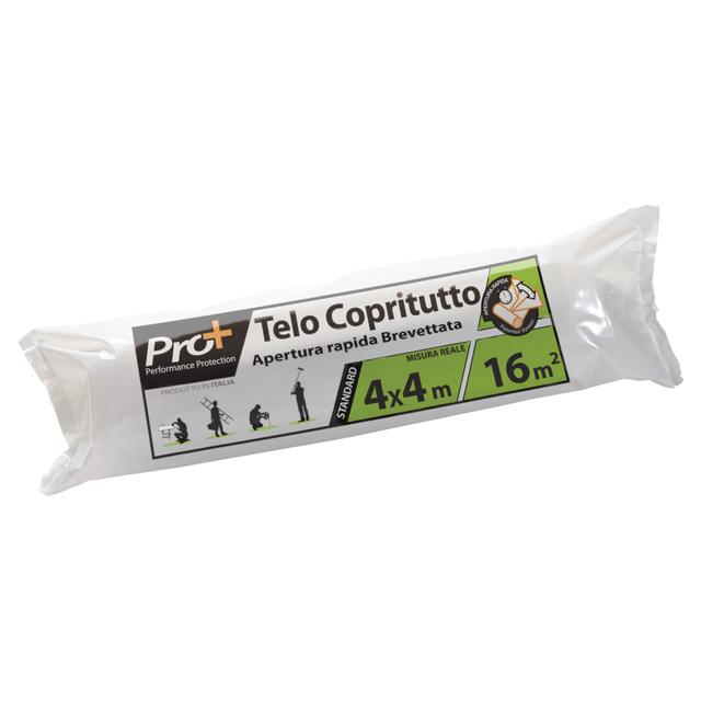 TELO COPRITUTTO PRO+ 4x4 m 16 m² IN ROTOLO APERTURA RAPIDA BREVETTATA | Tecnomat TELO COPRITUTTO PRO+ 4x4 m 16 m² IN ROTOLO APERTURA RAPIDA BREVETTATA | Tecnomat