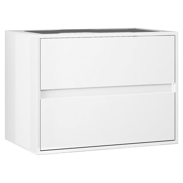 BASE PORTALAVABO LAURA IN LEGNO BIANCO 2 CASSETTI SOFT CLOSE 74x55x46 cm (LxHxP) | Tecnomat BASE PORTALAVABO LAURA IN LEGNO BIANCO 2 CASSETTI SOFT CLOSE 74x55x46 cm (LxHxP) - 2 | Tecnomat