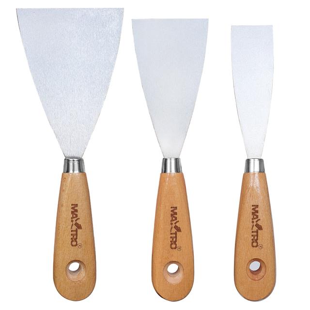 SET 3 SPATOLE GRANDI PER STUCCARE ACCIAIO TEMPRATO MANICO LEGNO | Tecnomat SET 3 SPATOLE GRANDI PER STUCCARE ACCIAIO TEMPRATO MANICO LEGNO | Tecnomat