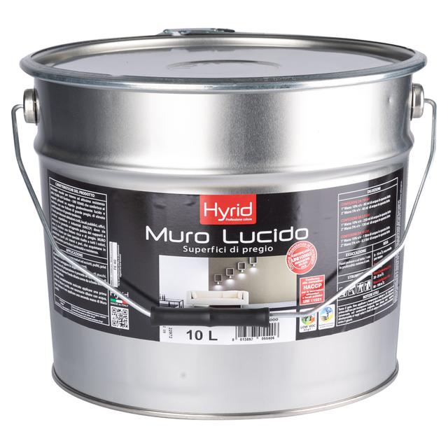 IDROSMALTO LUCIDO HYRID 10 l BIANCO CROMIE DI PROVENZA INTERNO 8-10 m² CON 1 l | Tecnomat IDROSMALTO LUCIDO HYRID 10 l BIANCO CROMIE DI PROVENZA INTERNO 8-10 m² CON 1 l | Tecnomat