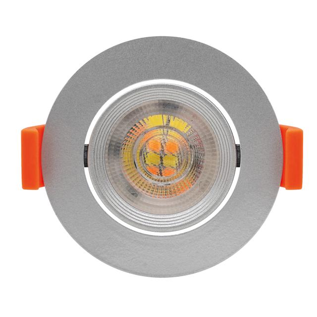 FARETTO DA INCASSO LED VIVIDA KRIS SILVER 3W FINO 235 lumen CCT ORIENTABILE FORO Ø70 mm | Tecnomat FARETTO DA INCASSO LED VIVIDA KRIS SILVER 3W FINO 235 lumen CCT ORIENTABILE FORO Ø70 mm | Tecnomat