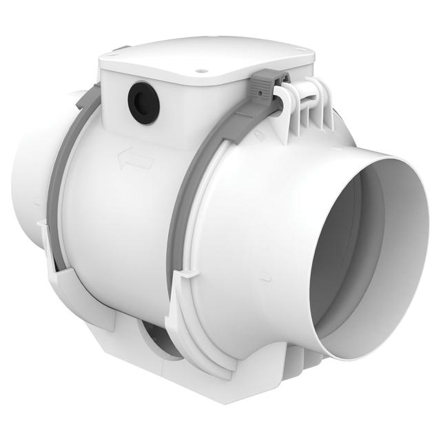 ASPIRATORE ELICOIDALE CENTRIFUGO LINEAR Ø 150 mm 40W 46 dB(A) PORTATA 550 m³/h 230V IP54 | Tecnomat ASPIRATORE ELICOIDALE CENTRIFUGO LINEAR Ø 150 mm 40W 46 dB(A) PORTATA 550 m³/h 230V IP54 - 2 | Tecnomat