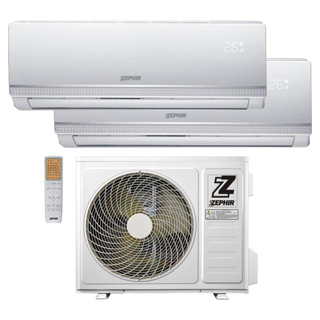 CONDIZIONATORE ZEPHIR DUAL 9000+9000 BTU ZDUOMY25WF WIFI EER 3,3 COP 3,90 A++/A+ | Tecnomat CONDIZIONATORE ZEPHIR DUAL 9000+9000 BTU ZDUOMY25WF WIFI EER 3,3 COP 3,90 A++/A+ | Tecnomat