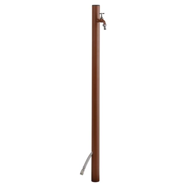 FONTANA IN ALLUMINIO VERNICIATO CORTEN AQUAPOINT LOOP CON RUBINETTO E PORTATUBO | Tecnomat FONTANA IN ALLUMINIO VERNICIATO CORTEN AQUAPOINT LOOP CON RUBINETTO E PORTATUBO | Tecnomat