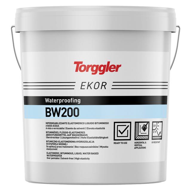 GUAINA ELASTOMERICA BITUMINOSA TORGGLER 5 kg PIASTRELLABILE BW200 INODORE E NON INFIAMMABILE | Tecnomat GUAINA ELASTOMERICA BITUMINOSA TORGGLER 5 kg PIASTRELLABILE BW200 INODORE E NON INFIAMMABILE - 2 | Tecnomat