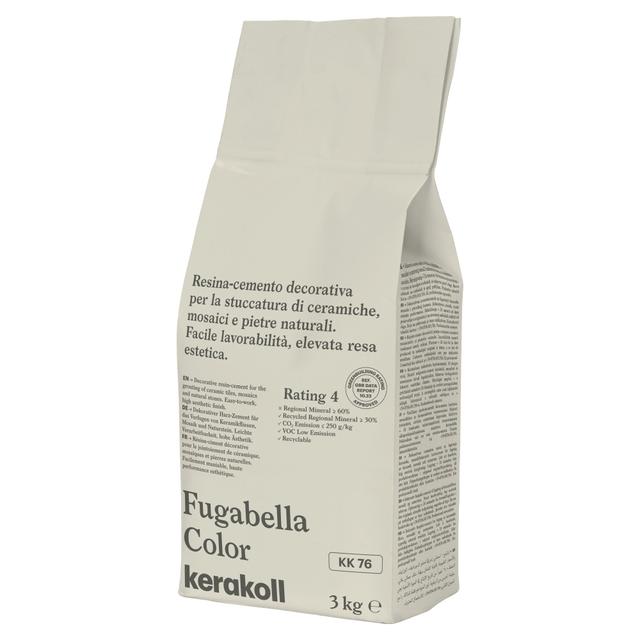 STUCCO FUGABELLA COLOR KERAKOLL KK 76 3kg FUGA 0-20 mm USO INTERNO ED ESTERNO | Tecnomat STUCCO FUGABELLA COLOR KERAKOLL KK 76 3kg FUGA 0-20 mm USO INTERNO ED ESTERNO | Tecnomat