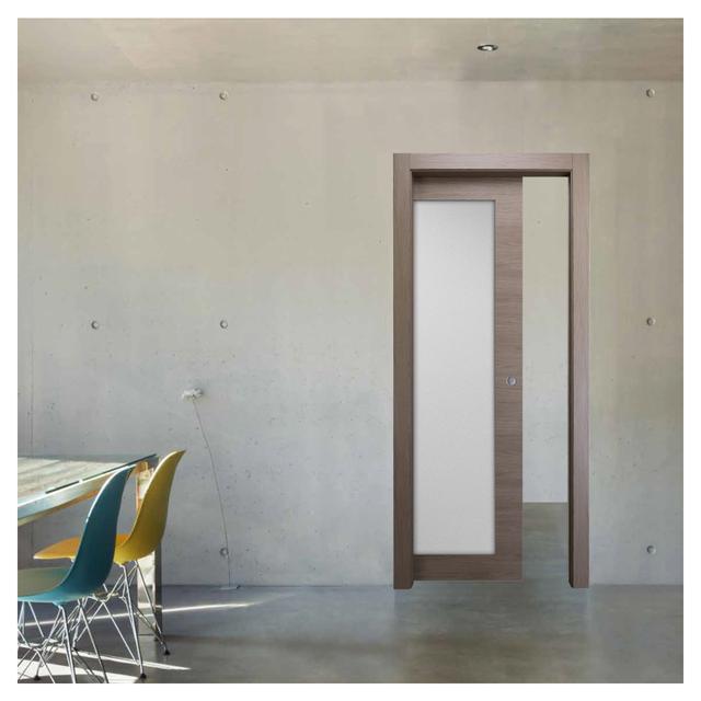 PORTA DA INTERNO SCORREVOLE INTERNO MURO FEDERICA ZANINI 80x210 cm (LxH) REVERSIBILE | Tecnomat PORTA DA INTERNO SCORREVOLE INTERNO MURO FEDERICA ZANINI 80x210 cm (LxH) REVERSIBILE | Tecnomat