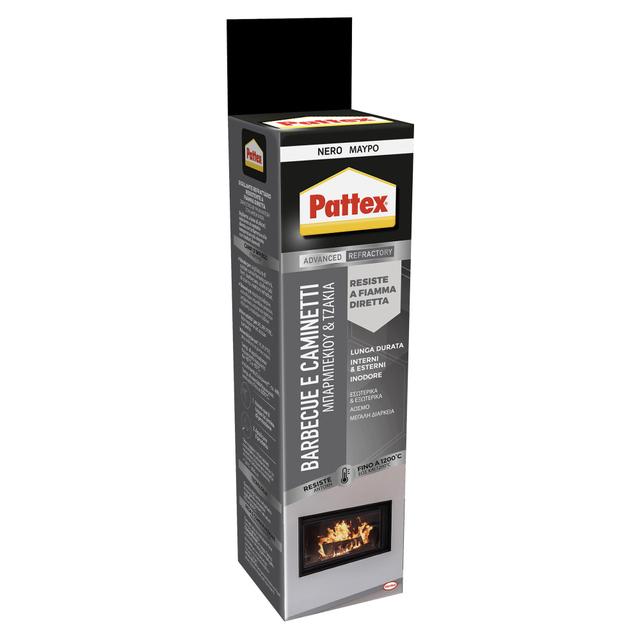 SIGILLANTE REFRATTARIO PATTEX NERO 80 ml PER BBQ E CAMINETTI | Tecnomat SIGILLANTE REFRATTARIO PATTEX NERO 80 ml PER BBQ E CAMINETTI | Tecnomat