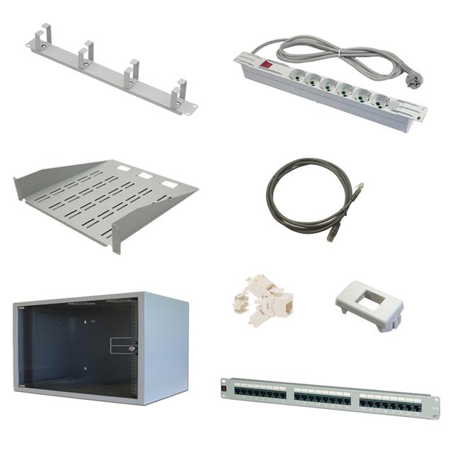 QUADRO DA PARETE CAT6 FANTON 9 UNITA' COMPLETO DI ACCESSORI 600x400x467 mm | Tecnomat QUADRO DA PARETE CAT6 FANTON 9 UNITA' COMPLETO DI ACCESSORI 600x400x467 mm - 2 | Tecnomat