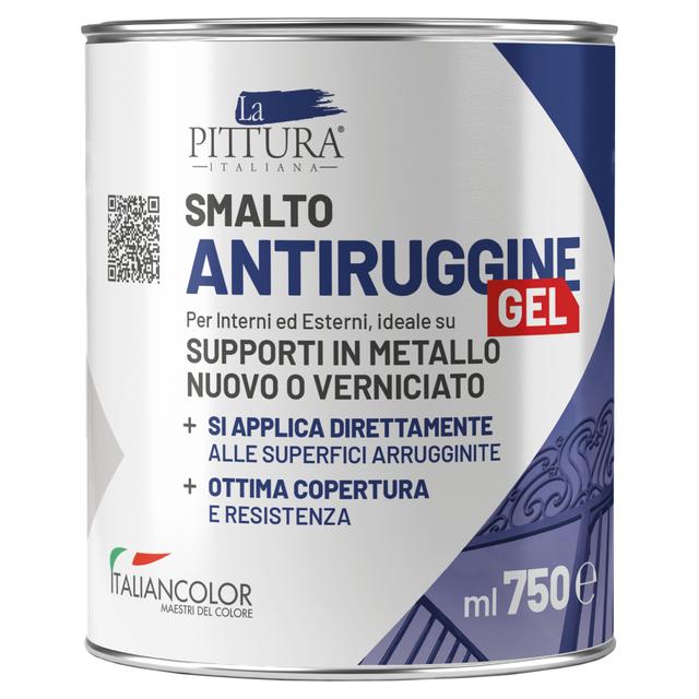 SMALTO ANTIRUGGINE OPACO IN GEL LPI 0,75 l BIANCO RESA 12-13 m²/l PRONTO USO | Tecnomat SMALTO ANTIRUGGINE OPACO IN GEL LPI 0,75 l BIANCO RESA 12-13 m²/l PRONTO USO - 2 | Tecnomat